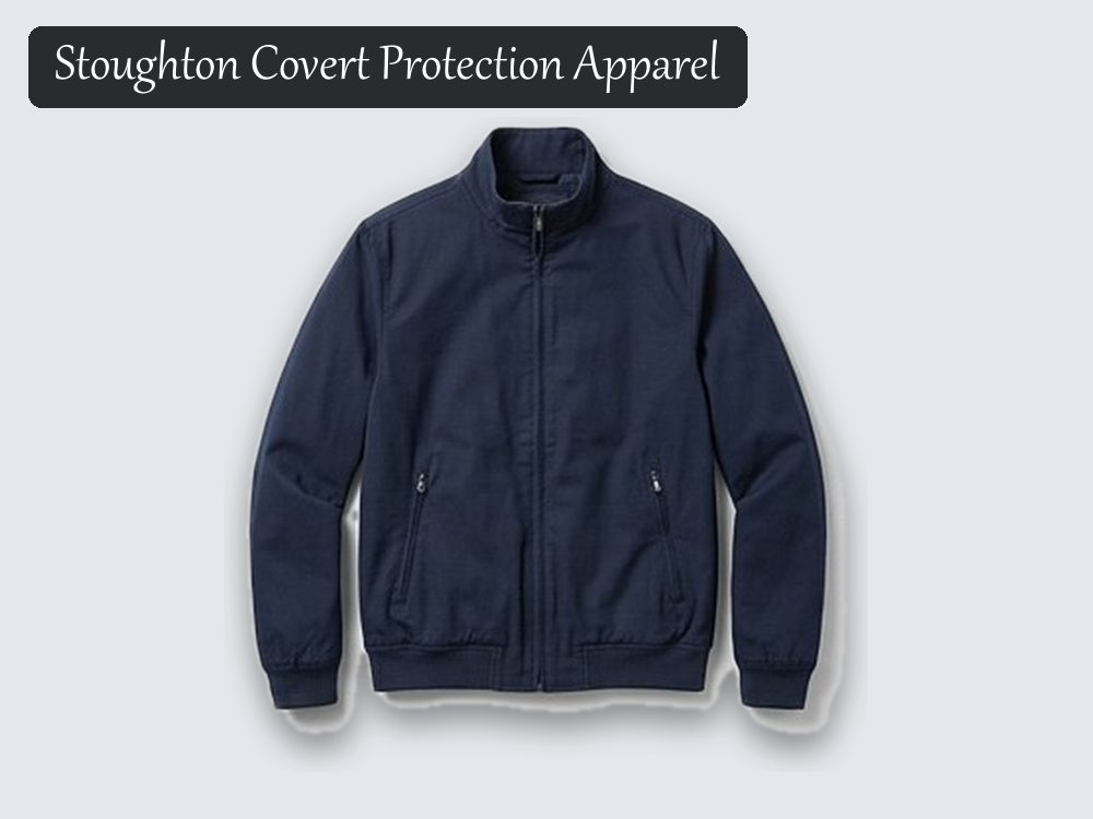 Stab-resistant bomber jacket, navy