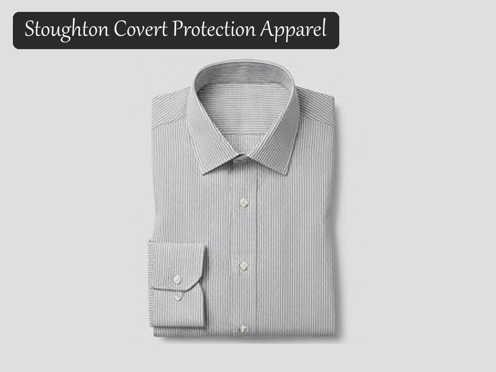 Stab-resistant shirt, grey stripe