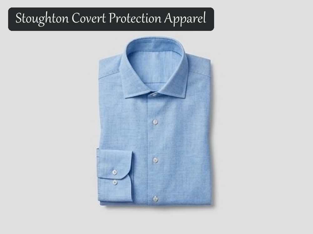 Stab-resistant shirt, light blue