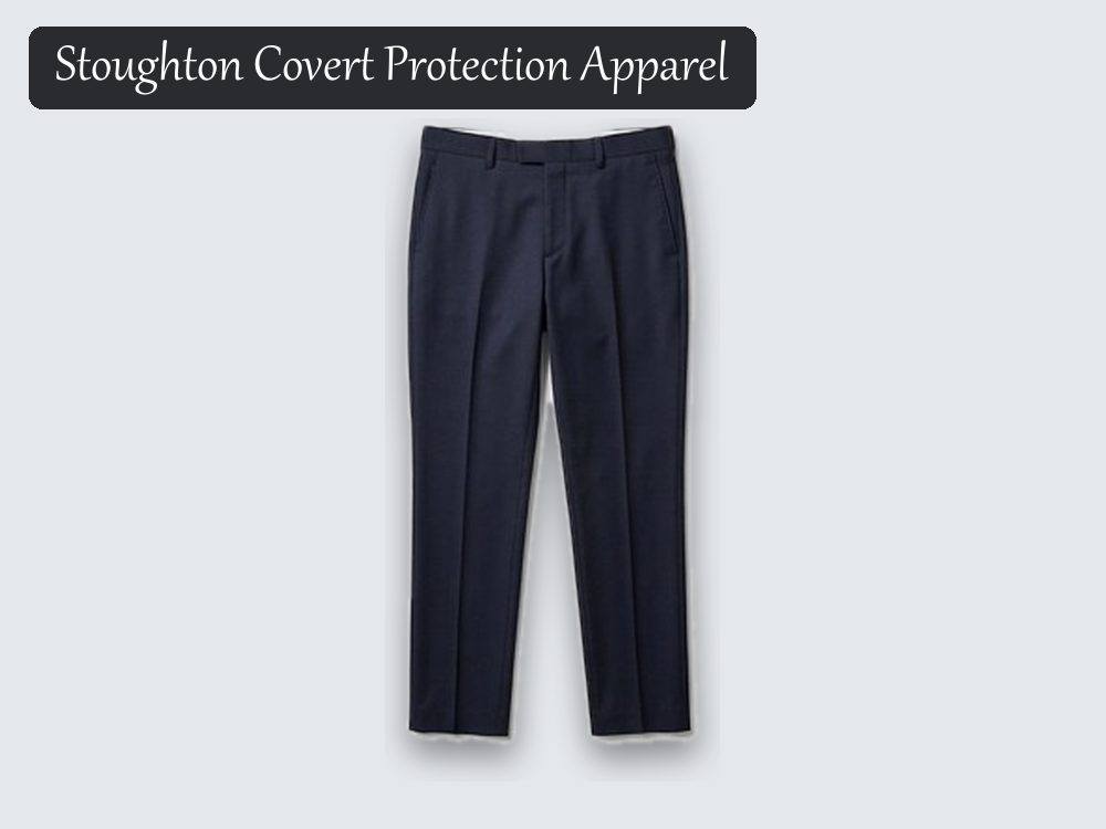 Stab-resistant suit trousers, navy